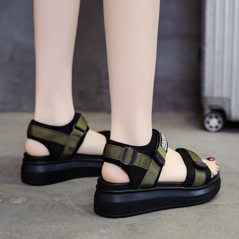 Giày Sandal Đế Dày Tăng Chiều Cao Dành Cho Nữ