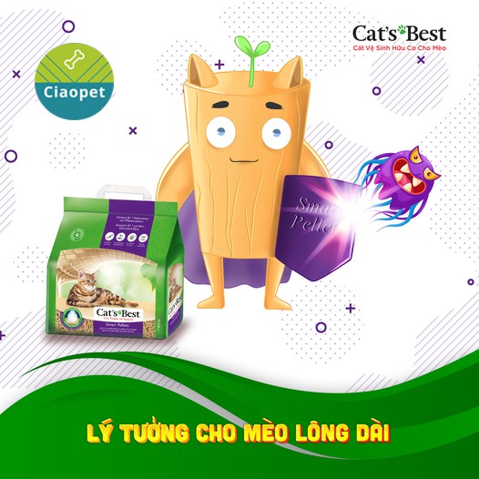 [5L] Cát vệ sinh cho mèo - Cat’s Best Smart Pellets