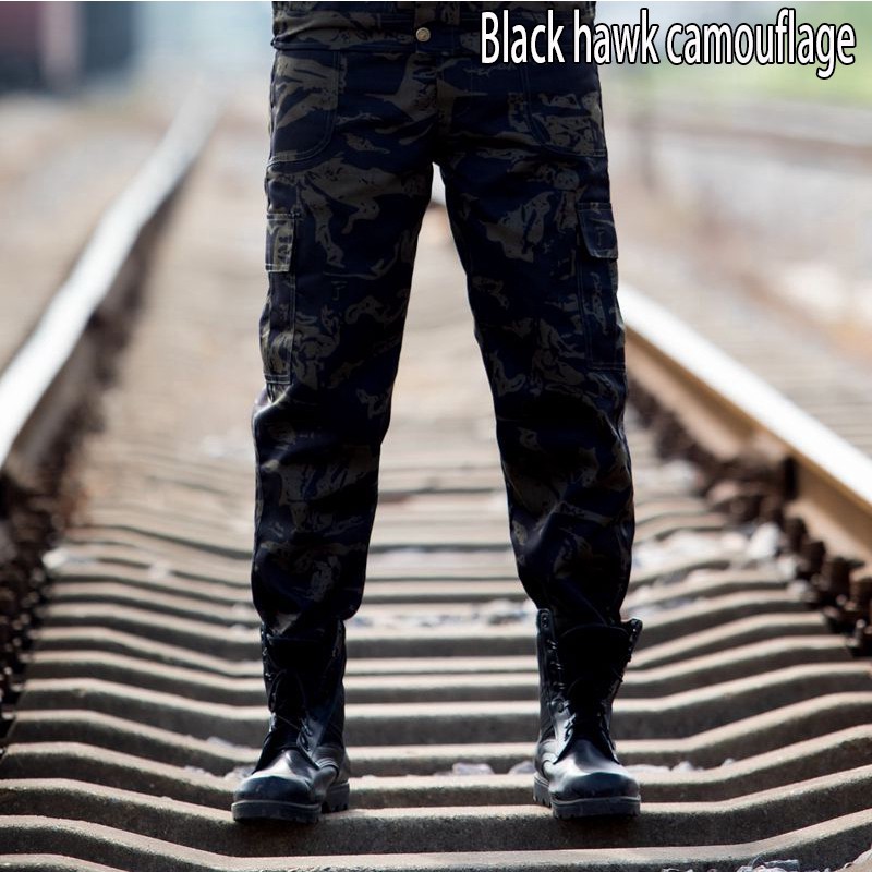 New Overalls Men's Cotton Wear Loose Loose Camouflage Tactical Military Pants Casual Labor Pants Work Pants | BigBuy360 - bigbuy360.vn