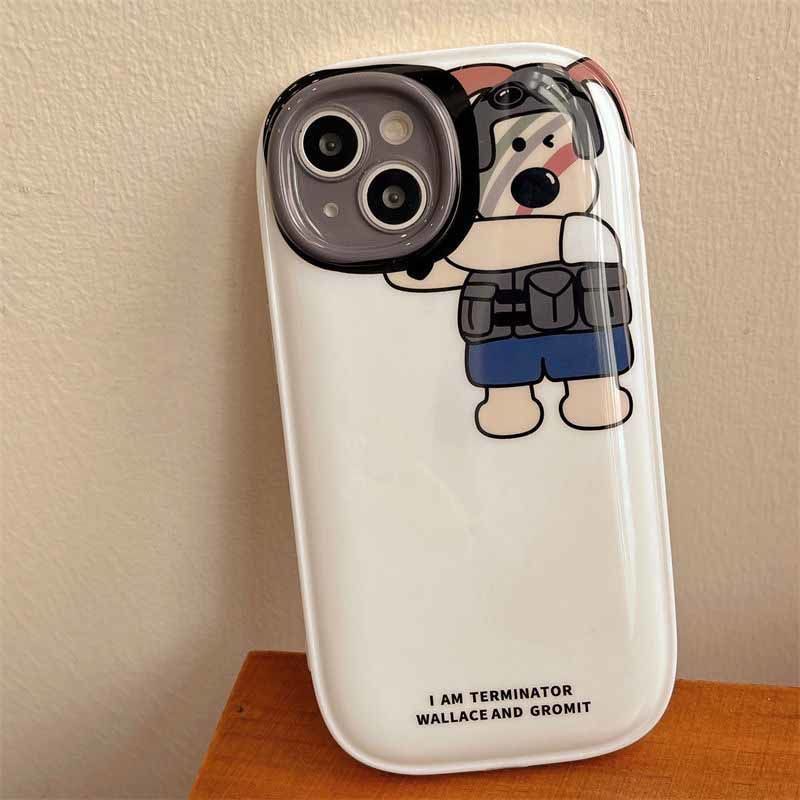 Ốp Điện Thoại Silicon In Hình Chú Cún Đáng Yêu Cho iPhone 12 13 11 Pro Max X Xs Max Xr