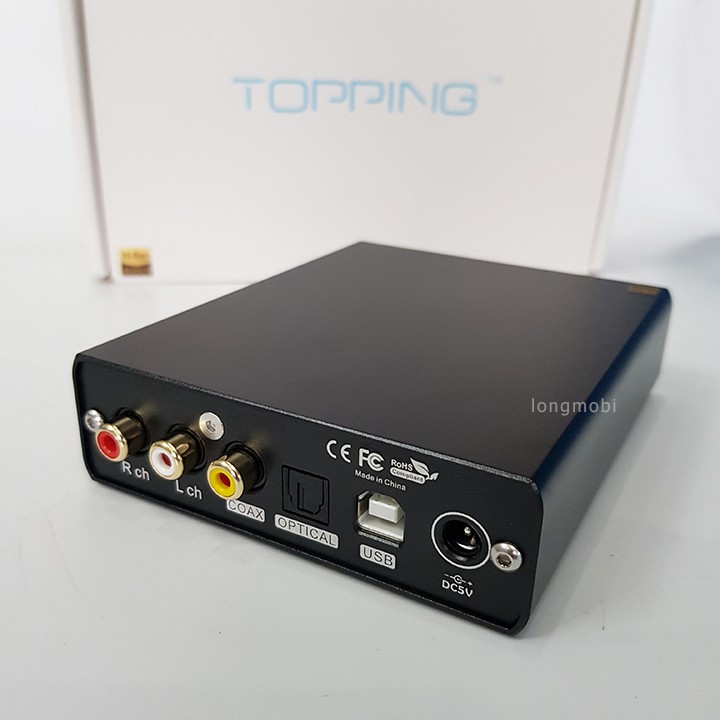 Dac Topping E30 Bộ Giải Mã Âm Thanh DSD512 PCM 768khz 32bit Tặng Dây RCA