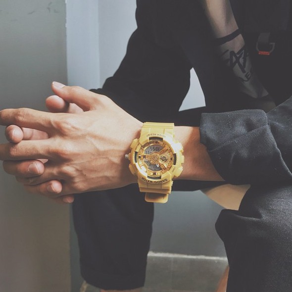 Đồng hồ thể thao nam SANOSI size 36mm ( luôn viền 44mm)