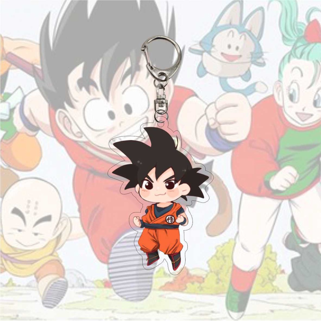 Ns2 Móc Chìa Khóa acrylic Hình Nhân Vật Hoạt Hình dragon ball goku sn2