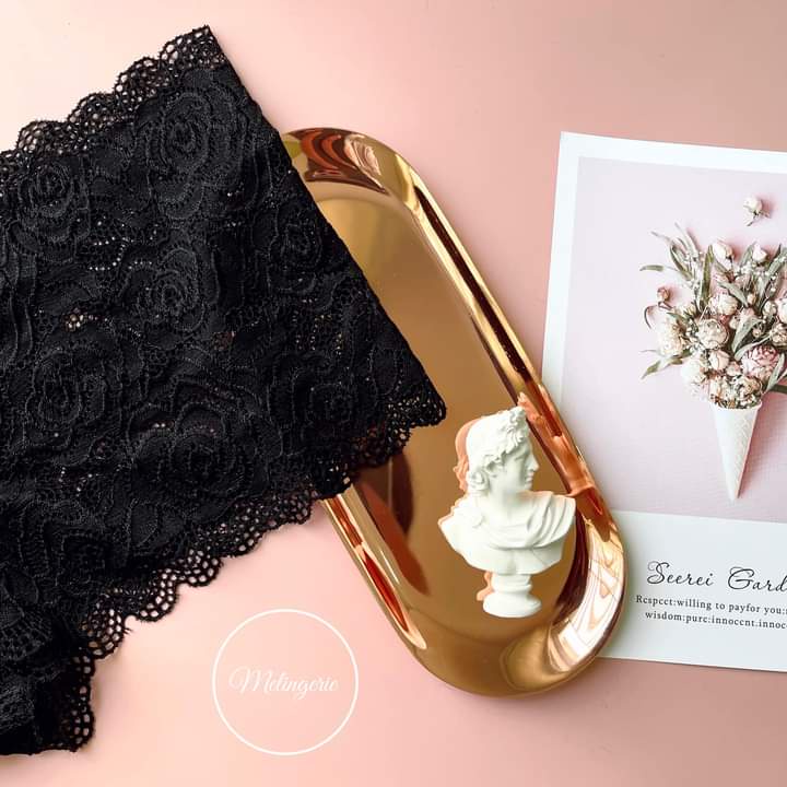 Đồ lót nữ đùi đen ALA BRALETTE thiết kế hàng ren cao cấp không gọng
