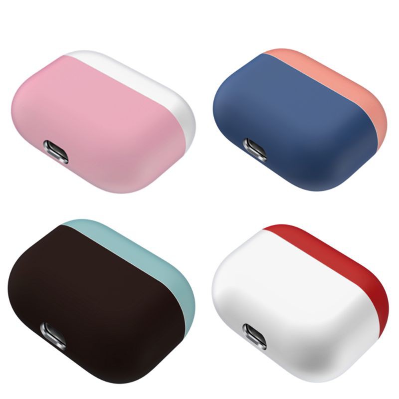 Vỏ Silicon Bảo Vệ Hộp Sạc Tai Nghe Airpods Pro Tws