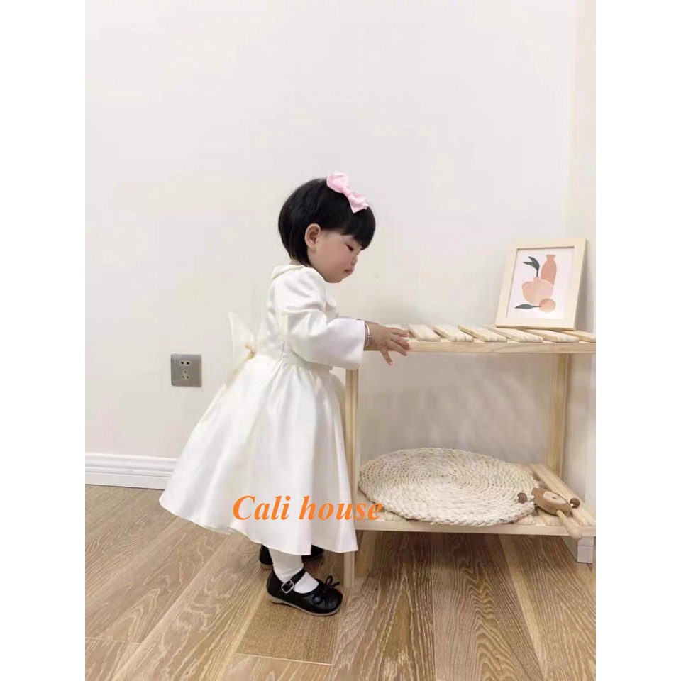 Váy công chúa bé gái mầu hồng paster, trắng kem hàng thiết kế cao cấp giá từ 315k