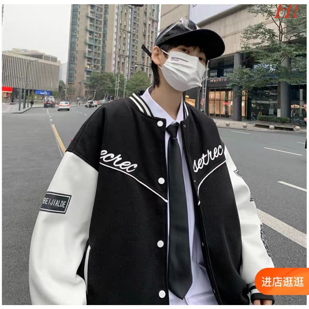 Áo Khoác Bomber Nam Nữ nỉ chéo SET ❣️ chất liệu: nỉ cotton 2 màu: đen, xanh rêu siêu hottrend