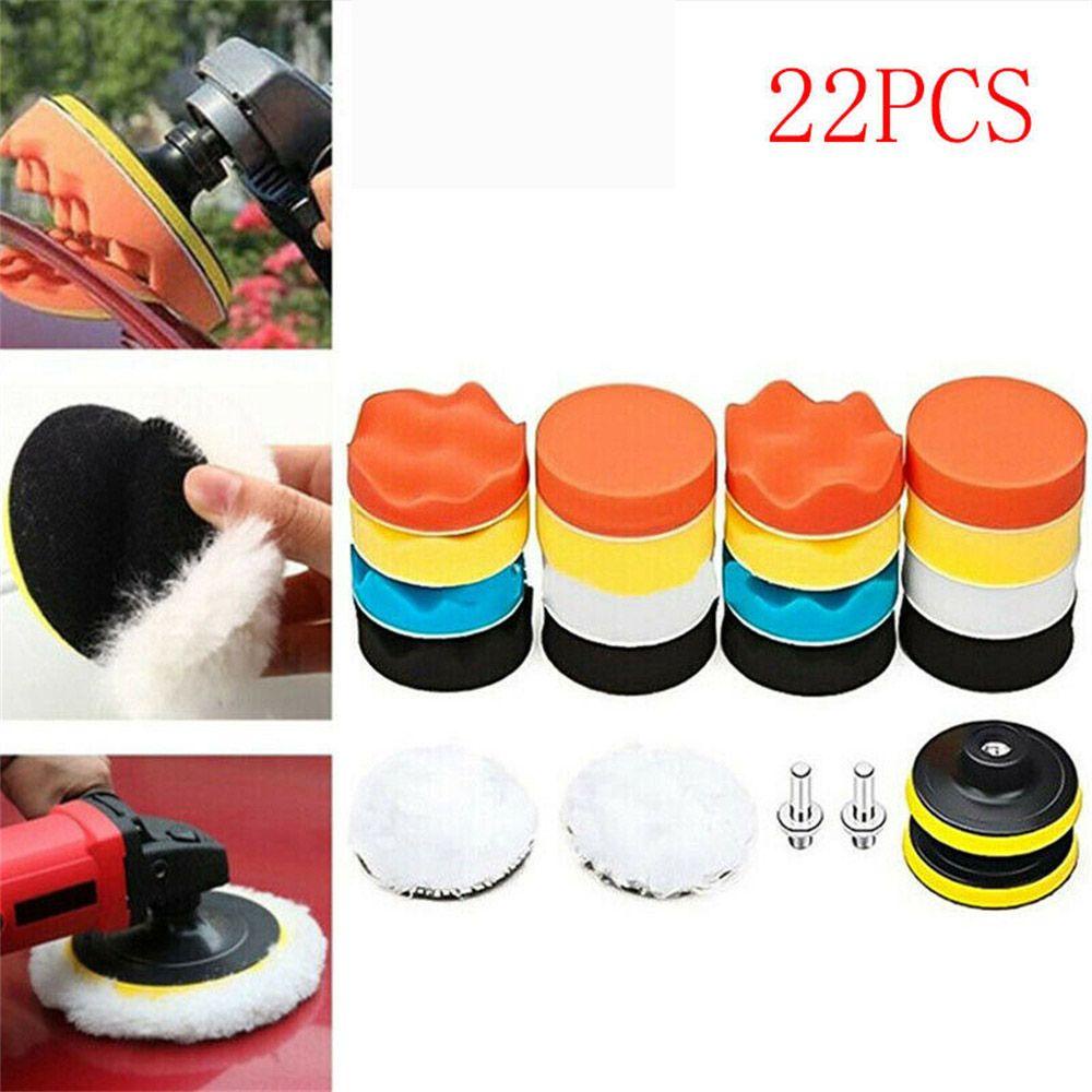 LONTIME Bộ 11 Miếng Xốp Đánh Bóng 3 &quot;Dùng Đánh Bóng Vết Trầy Xước Cho Xe Hơi