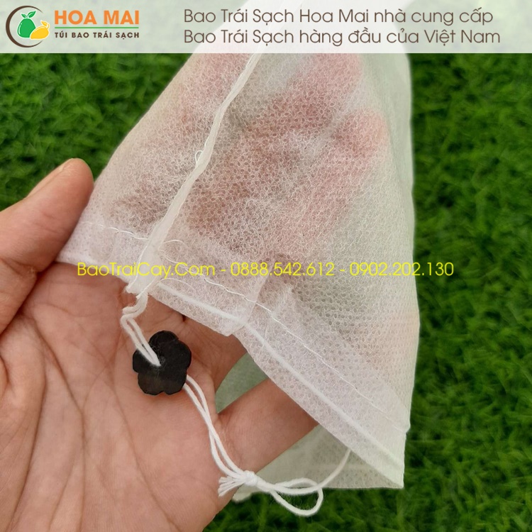 100 cái Túi bao khổ qua 15x35 vải không dệt - hàng chính hãng Hoa Mai