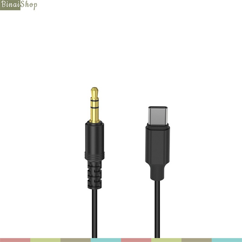 Comica CVM-D-SPX -Cáp Nối Transmitter Cho Điện Thoại Android Type C, Cáp Dài 45cm, Tương Thích Với Cổng Type-C