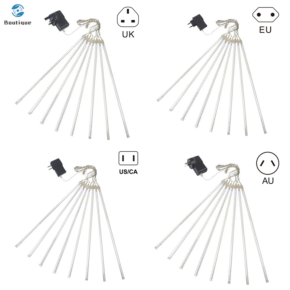 Đèn Led Sao Băng 30cm Với 8 Ống Trang Trí Giáng Sinh