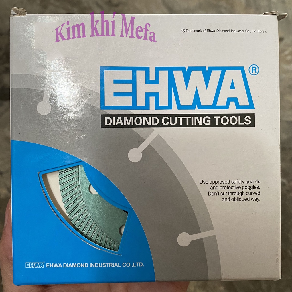 (Hộp 10 lưỡi) Lưỡi cắt gạch đa năng Ehwa 110 chuyên cắt đá hoa cương cao cấp và điêu khắc tượng