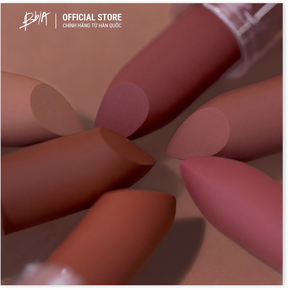 [Mã giảm giá] Son lì Bbia Last Powder Lipstick 3.5g (6 màu) - BBia Official Store