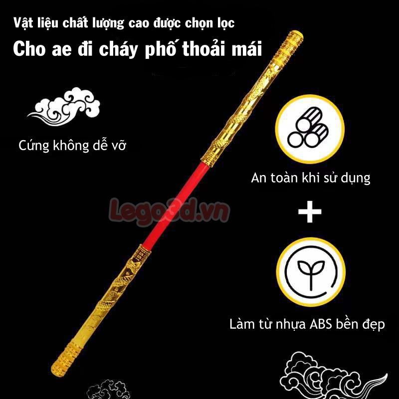 Đao Quan Vũ Gậy như ý phát sáng Mũ Tề Thiên Đại Thánh Hapi Toys - Đồ chơi Trung thu Gậy Tôn Ngộ Không cao cấp