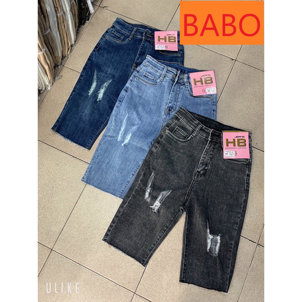 QUẦN JEAN NGỐ SKINNY GIÃN LỬNG NỮ LƯNG CAO RÁCH 2 SỌC CÀO MÀU XANH NHẠT, XANH ĐẬM, XÁM CAO CẤP BABO ĐỦ SIZE LAI TUA