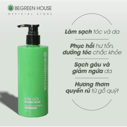 DẦU GỘI BEGREEN HOUSE SIÊU DƯỠNG CHẤT 300ML - Dành cho Nam