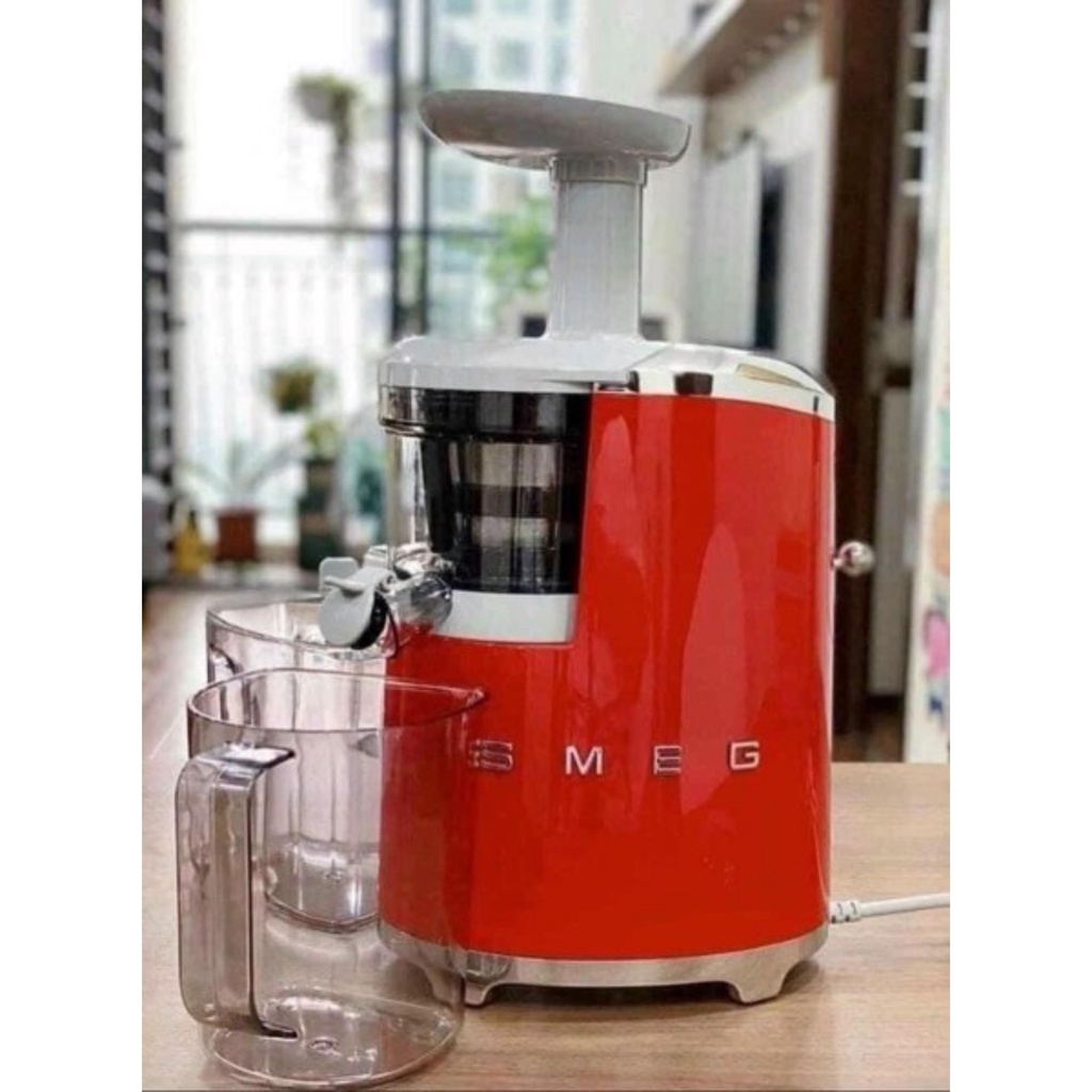 Máy ép chậm SMEG SJF01RDEU 50’S STYLE [Nhập Đức chính hãng]