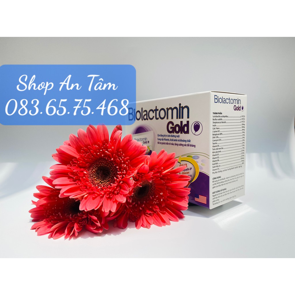 (Chính Hãng) Men Tiêu Hóa BIOLACTOMIN GOLD - sản phẩm mới được nghiên cứu, bổ sung thêm nhiều vi chất cần thiết | BigBuy360 - bigbuy360.vn