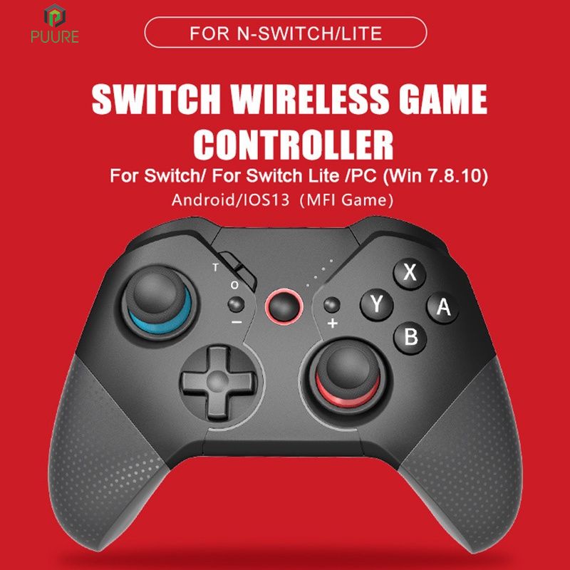 Tay cầm chơi game Switch tương thích Bluetooth có thể lập trình với phím ở mặt sau hỗ trợ LITE/PC