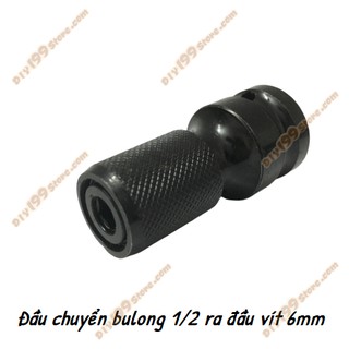 DIY Đầu chuyển bulong 1/2 sang bắn vít 6mm.