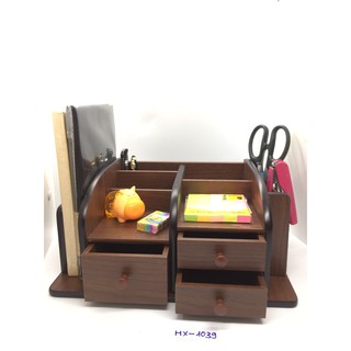 Kệ gỗ mini để bàn - văn phòng - tính tế  - sang trọng vẫn gỗ gụ 1039