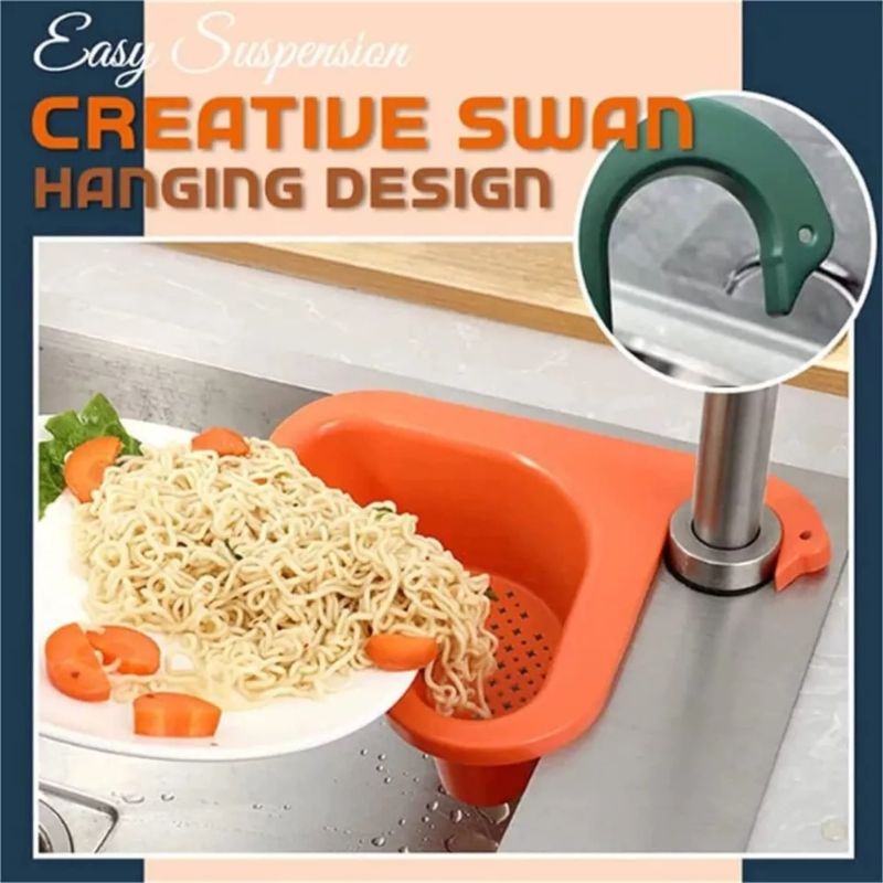 Kệ Giá Lọc Rác Bồn Rửa Chén Bát Kệ Đựng Đồ Rửa Chén Lọc Rác Thiên Nga
