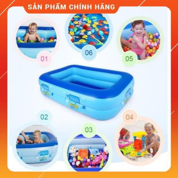 [HÀNG SIÊU TỐT] SẴN HÀNG- Bể bơi cho bé ( 1M2- 1M5-1M8-2M1) đáy CHỐNG TRƯỢT