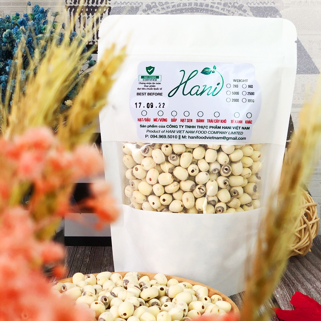1kg Hạt Sen Khô Đồng Tháp, Hàng Ngon Loại 1 Nấu Chè Cháo ❣️ Kho Sỉ Dinh Dưỡng HANI Food