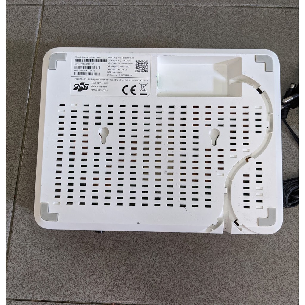 Modem wifi quang GPON FPT Internet Hub AC1000F AC WAVE 2 MU-MIMO ( qua sử dung ) | BigBuy360 - bigbuy360.vn