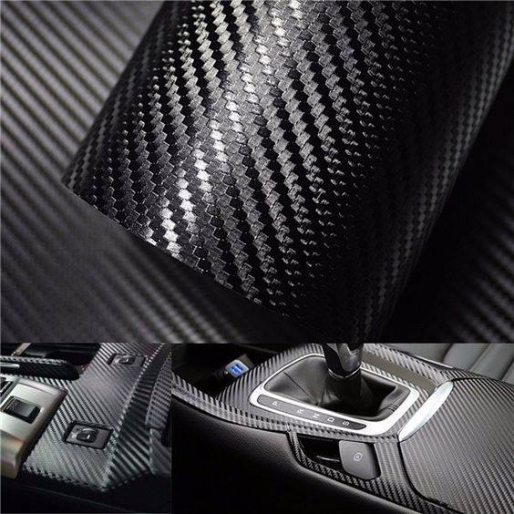Decal 4D sợi carbon Vinyl phim chống thấm nước Tự làm xe ngoại thất Decal bên trong ô tô Dán phim bọc phi