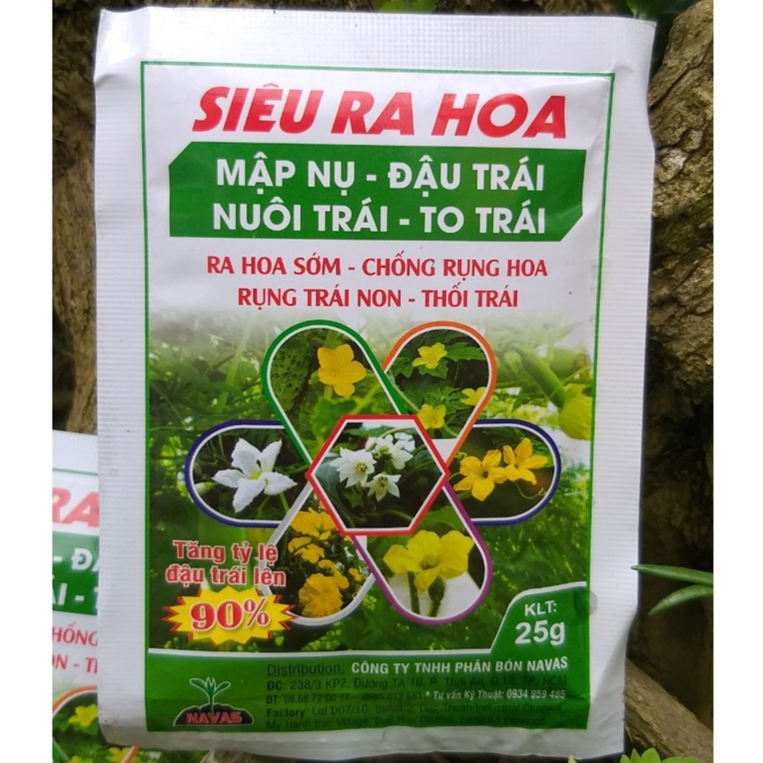 Phân Bón Siêu Ra Hoa Đậu Trái, Chống Trụng Hoa và Trái Non - tăng tỉ lệ đậu trái 90%