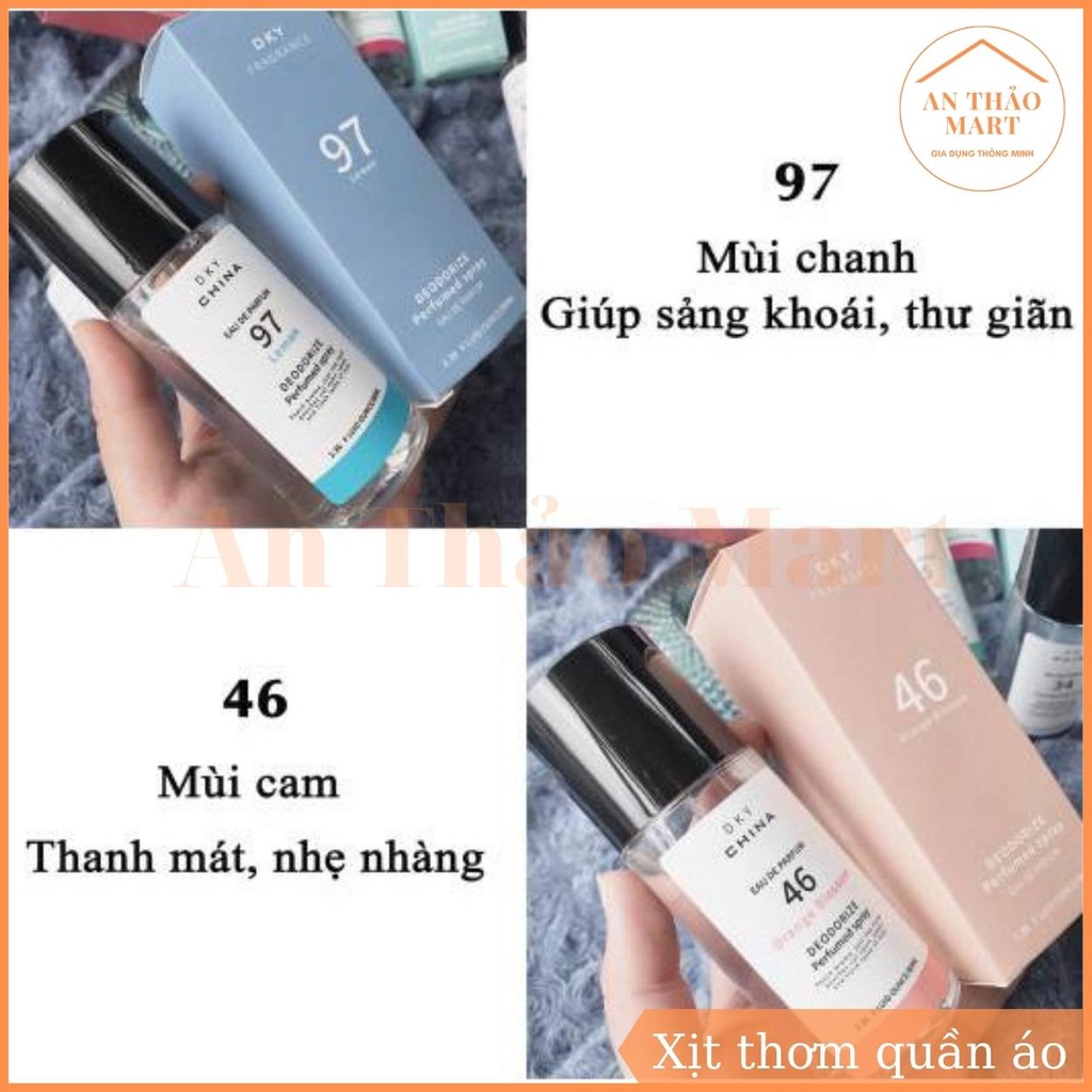 Xịt Thơm Quần Áo DKY Lưu Hương Lâu, Xịt Khuẩn Chống Muỗi Đốt