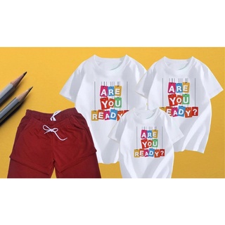 Áo gia đình đi biển, áo đồng phục gia đình đi chơi cổ tròn thun cotton mát mịn