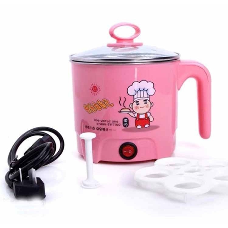 Ca nấu mì 16cm siêu tốc 💖 Free Ship 💖 Nồi lẩu mini gia đình 16cm lõi inox tiện lợi