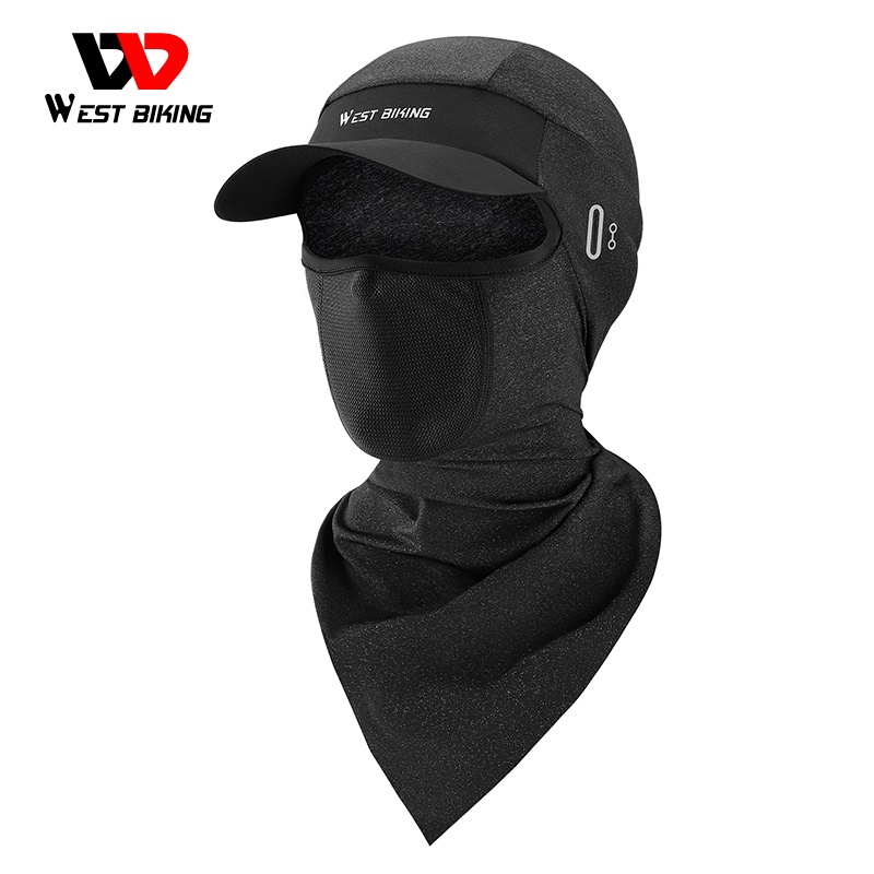 Mũ trùm đầu mặt WEST BIKING bằng lụa lạnh bảo vệ da chống tia UV thoáng khí thích hợp chạy xe máy/xe đạp