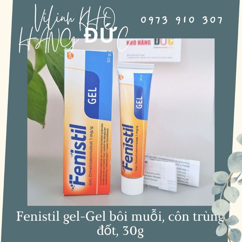 FENISTIL GEL (30G) CHUYÊN LÀM DỊU VẾT ☘CÔN TRÙNG CẮN☘VẾT BỎNG &amp; NGỨA☘ĐAU RÁT