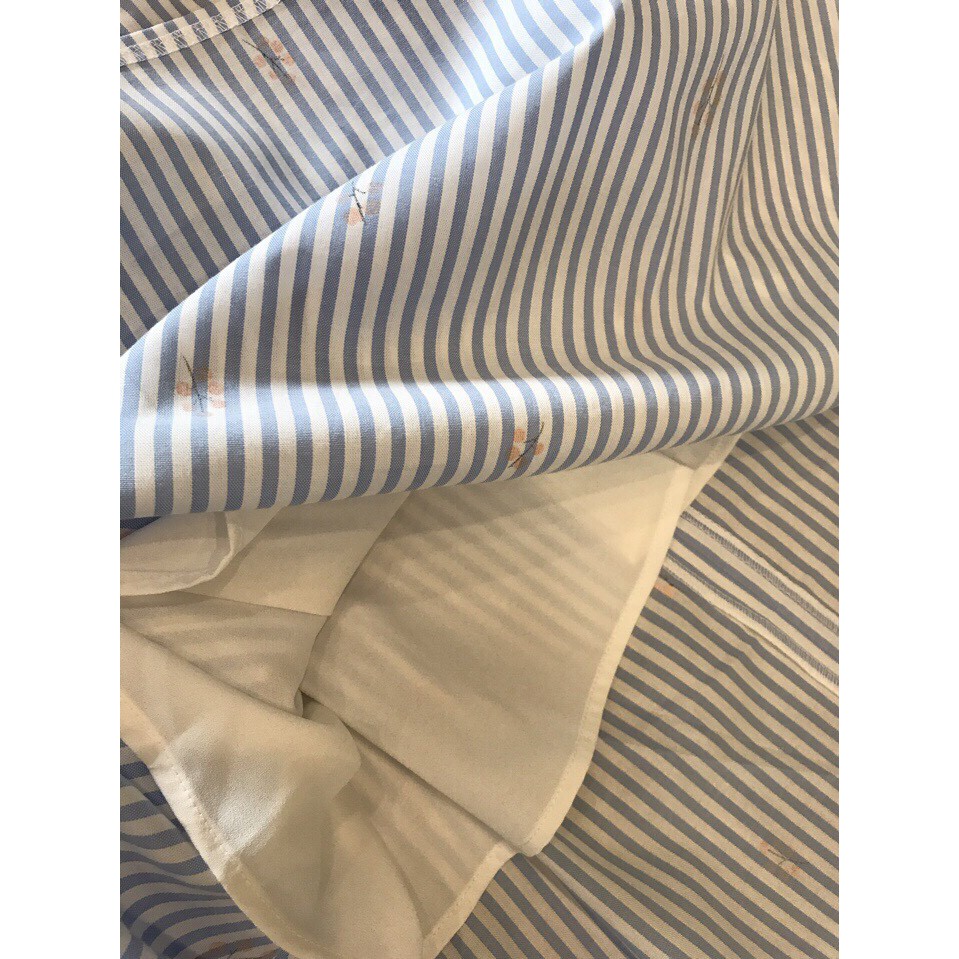 Đầm kẻ sọc Topshop Striped Midi Dress with Belt