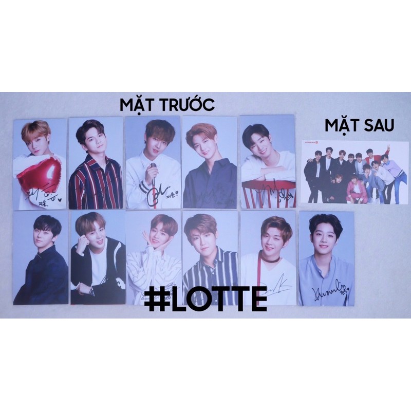 Set card Wanna One