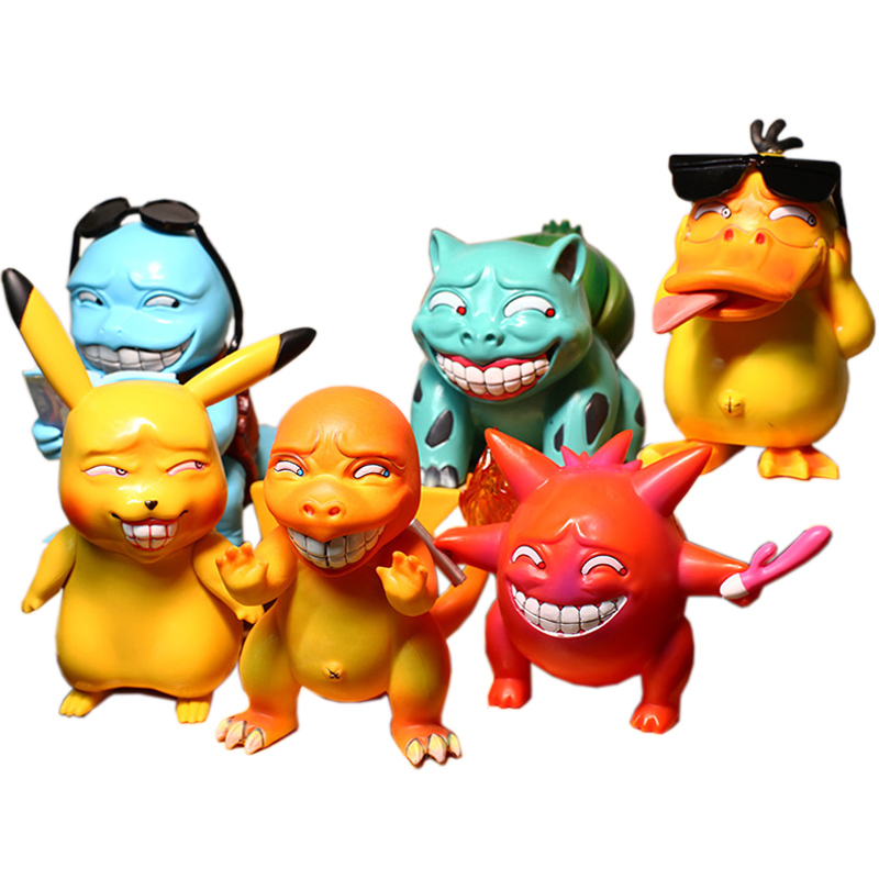 Đồ Chơi Búp Bê Mô Hình Bulbasaur Pikachu Sóc Charmander Pokemon Bulbasaur Psyduck