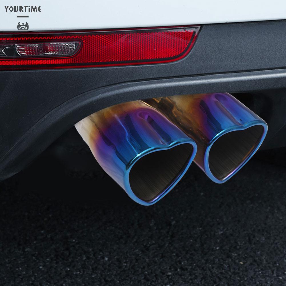 Bu Lông Ống Xả Nhiệt Kép Đầu Trái Tim Cho Xe Hơi 2.5 Inch