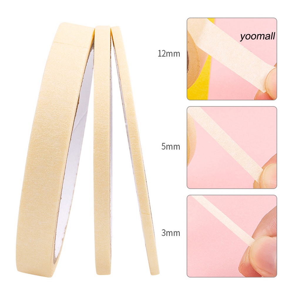 [Hàng mới về] Bộ 3 Cuộn Băng Keo Làm Móng Để Tạo Họa Tiết Trang Trí Móng Nghệ Thuật