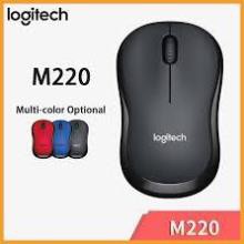 Chuột không dây LOGITECH MS220 Silent giảm tiếng ồn.Hàng chính hãng tặng kèm pin AA