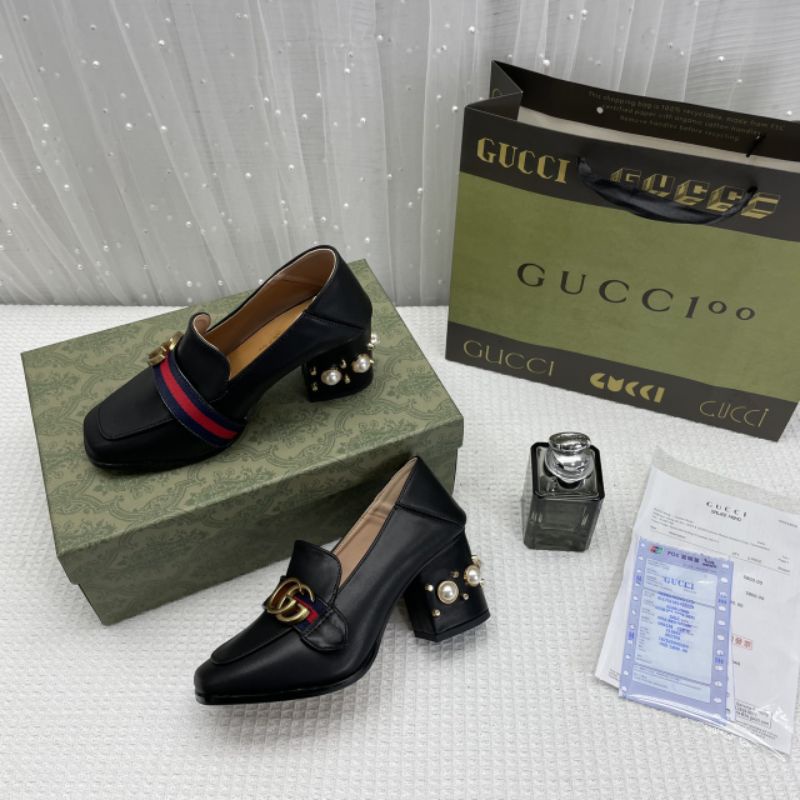 X Giày Cao Gót 7p Gc Gót Ngọc Da Mềm Êm Fullbox Bill Túi Cao Cấp