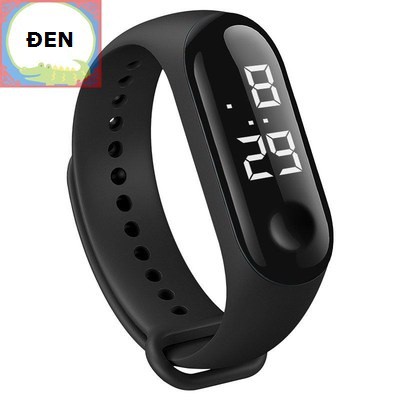 Đồng hồ Zmi-4 nhiều màu thay được dây cao su miband 3 4 mẫu nam nữ unisex cho trẻ em thể thao