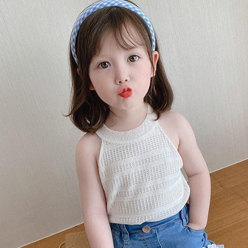 Áo hai dây thời trang mùa hè Hàn Quốc cho bé gái