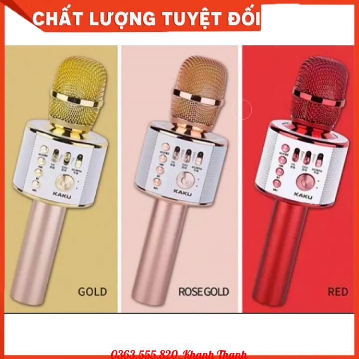 Mic Karaoke Bluetooth KaKu KSC-168 - Bảo hành 12 tháng