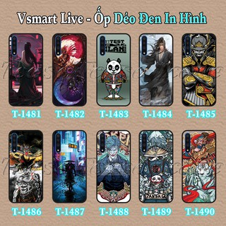 Ốp lưng Vsmart Live dẻo đen in hình Samurai X cực ngầu