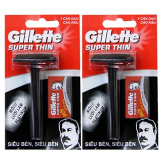 Bàn Cạo Râu Gillette Super Thin ( Tặng Kèm Lưỡi Cạo )