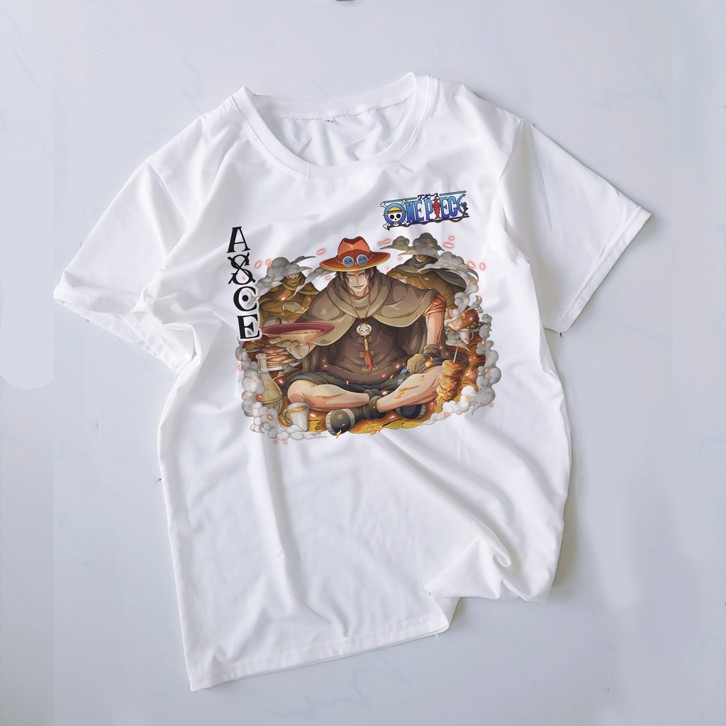 💖BAN CHAY💖 Áo thun unisex Anime/manga hình One Piece Đảo hải tặc Mũ rơm _Form đẹp vải co dãn tốt cực mịn mát