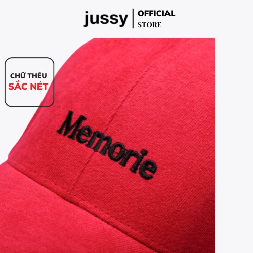 Mũ Lưỡi Trai Nam Nữ Jussy Fashion Nón Lưỡi Trai Memorie Chất Vải Nhung Gân Nhiều Màu Đẹp Phong Cách Nón Unisex